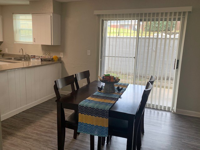 dining room with beautiful table to share with family